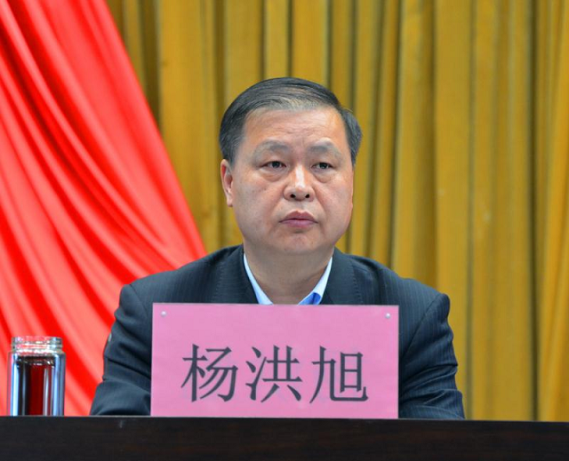 市委常委,政法委书记,市委依法治市办主任杨洪旭讲话