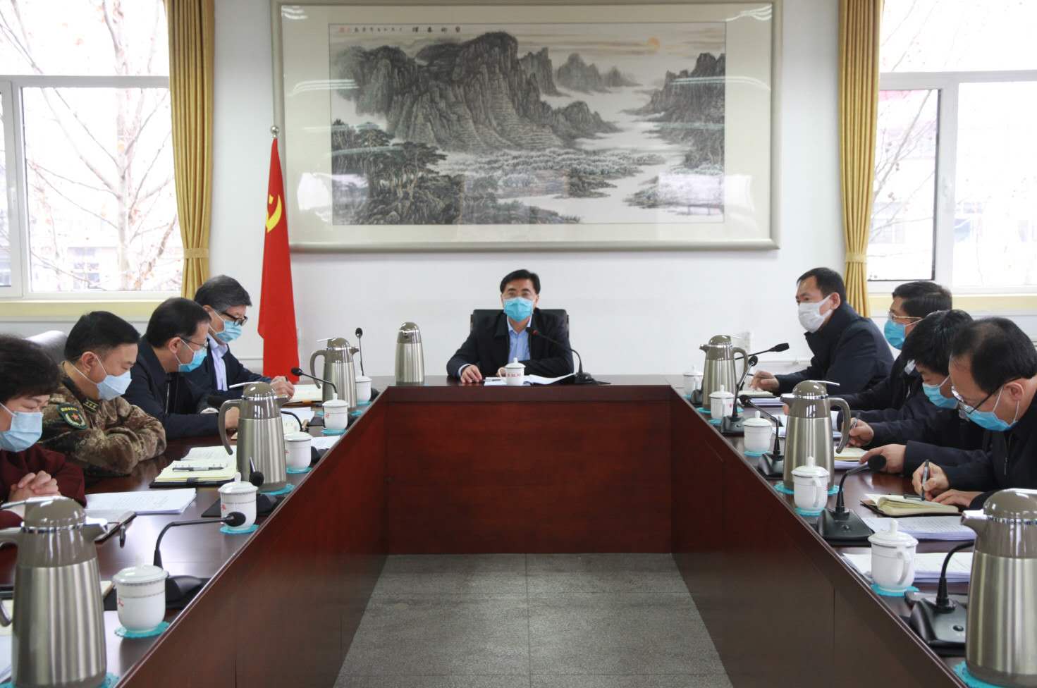 莱阳市召开市委常委会扩大会议暨新冠肺炎疫情处置工作领导小组会议