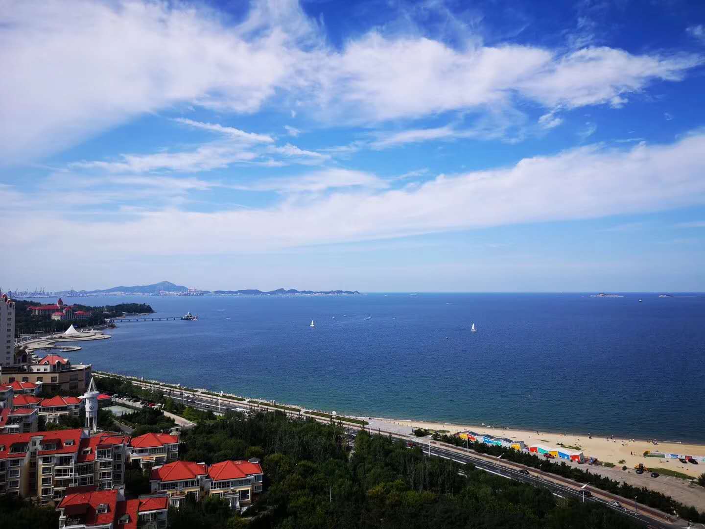 烟台市政府门户网站 城市风貌 海天一线